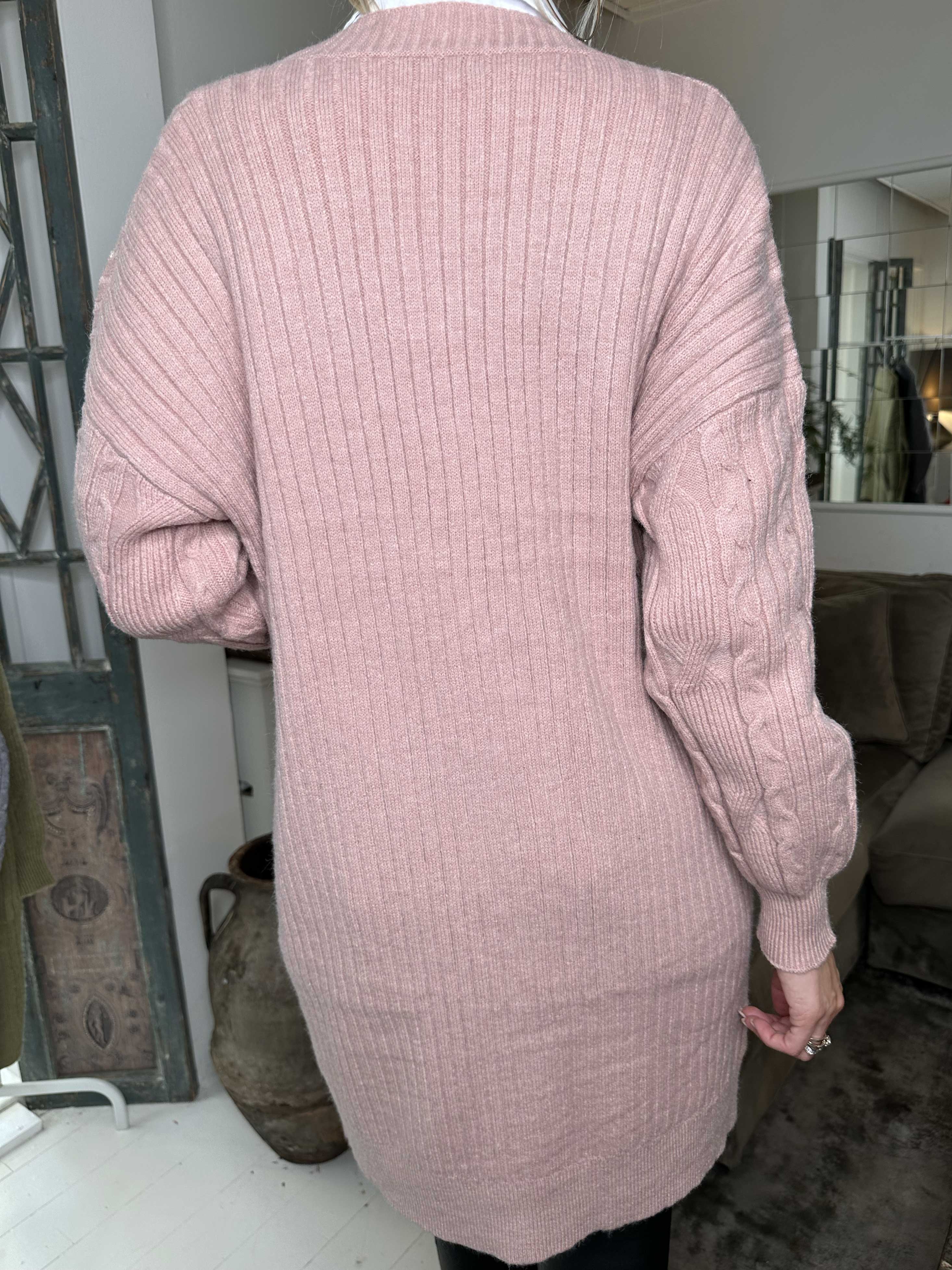 Valeria - Dejlig tyk strikcardigan med lommer